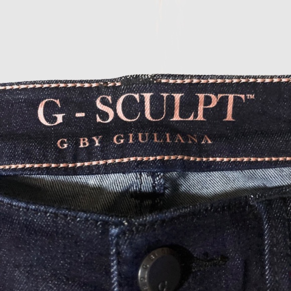 NWT G by Guiliana G Sculpt Dark Navy Skinny Ankle Jeans - Picture 4 of 9
